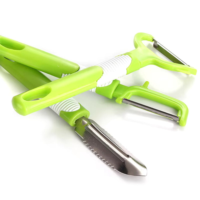 🔥 3-in-1 Magic Peeler Set – Slice, Shred & Peel Like a Pro! 🔥